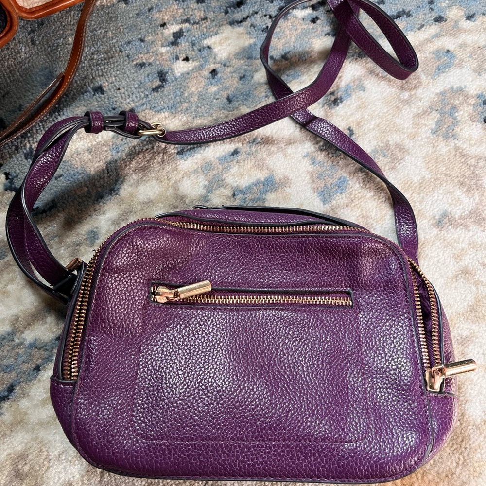 Purple Vegan Target Crossbody Bag a new day